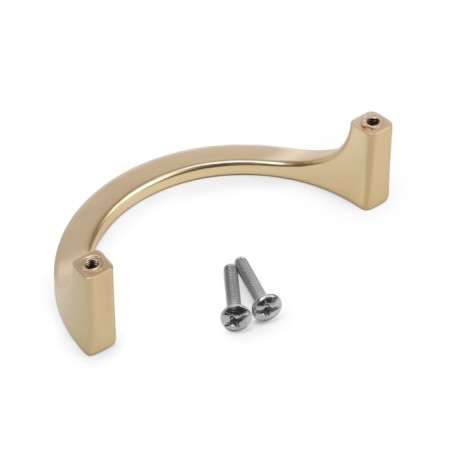 Cappio staple pen is a semicircle, aluminum, m/o 96 mm, color Sat. gold-9