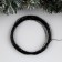Garland "thread" 10 m Rosa, IP20, black thread, 100 LED, glow warm white, 12 V