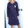 Women's dress, size 48, blue color, purple