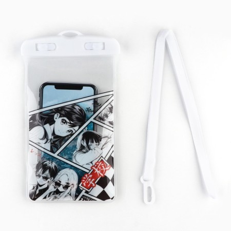 The waterproof cover "Anime" is black white, 12 x 21 cm-4