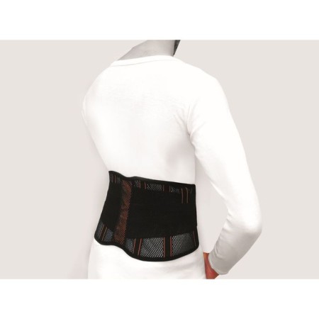 Lumbar Corset NT-R-028, hard fixation, size L, Black color-1