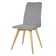 Dining stool Polini Home Rio SD, the color is light gray-natural