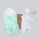 Kinderlitto Star Paths, 4 items, 40-56 cm, peppermint color