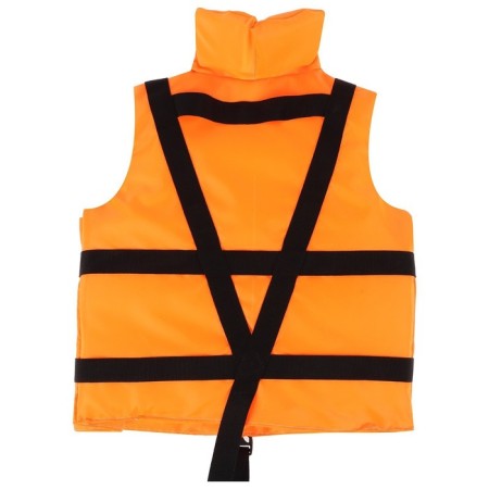 Baby insurance vest with Yugana headrest, orange-2