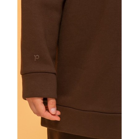 Female hoodies, size 44, chocolate color-4
