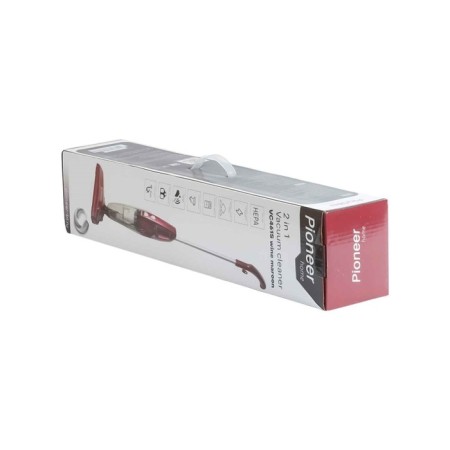 Vacuum cleaner Pioneer VC461S 2B1, vertical, 120W, 800 ml, wine color-6