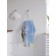 Apron of a kitchen with a photo print “Hare with Easter basket”, adjustable, size OS