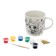 New Year's set for creativity. Mug for coloring "New Year! Many gifts ", 300 ml