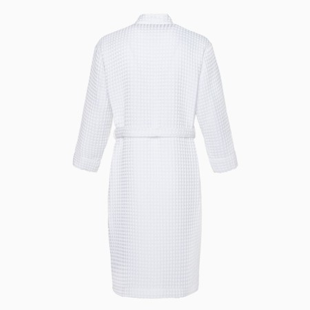 Wafel dressing gown men's elongated Ethel "BOHO" size 50-52, color white, 100% cotton, 290 g/m2-8