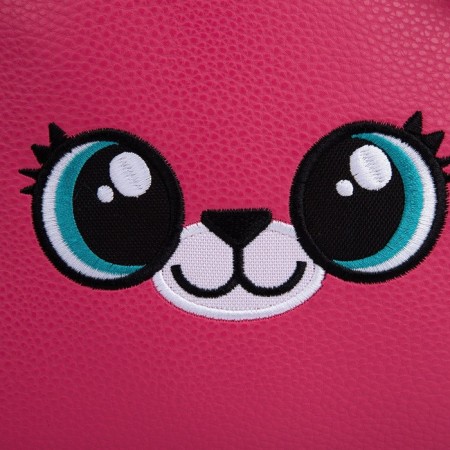 Baby backpack with embroidery "Bear", district. 23x20.5cm-3