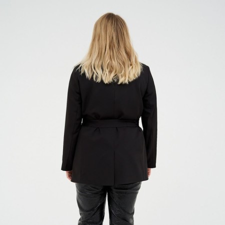 Women's jacket with a Mist Plus-Size belt, size 52, black color-6