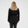 Women's jacket with a Mist Plus-Size belt, size 52, black color
