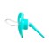 Nipple - silicone dummy orthodontic, from 0 months, with a cap, the color is turquoise