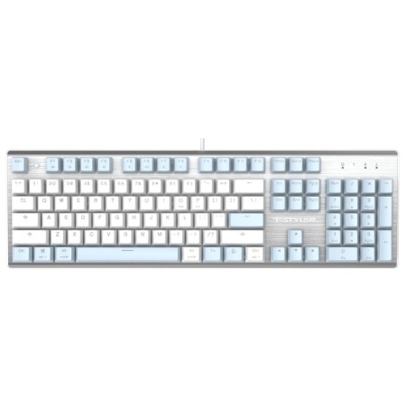 Keyboard A4Tech FSTYLER FS100 Neon Mechanical Blue/White USB For Gamer Led (FS100)-1