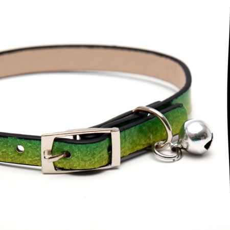 Rainbow varnish collar, 30 x 1 cm, red-1