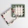 Box for sweets, confectionery packaging, 16 cells, Gift for you, 17.7 x 17.7 x 3.8 cm