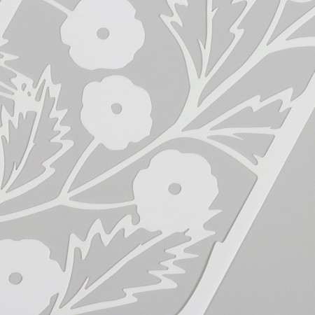 Stencil background plastic "Small flowers" 12x20 cm-2
