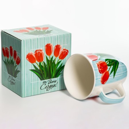 Gift mug OLAFF "from the bottom", 350 ml-1