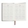 Dated 2025 diary, A5, 176 sheets of Escalada, solid cover of artificial leather, 3D design, foil, liescam embossing, cream block 70 g/m2, brown