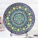 Largan Rishtan ceramics "Flowers", 36cm, blue