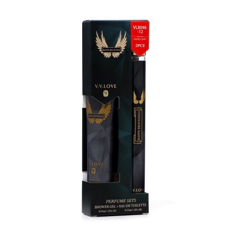 Perfume set female Rapperbraveness: Toilet water, 35ml + body lotion, 35ml-5