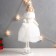 Interior doll "Princess in a lush white dress with heart" 20x20x50 cm