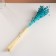 A set of dried flowers "Lenon-long", banch length 55-60 (+/- 6 cm), turquoise