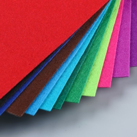 A set of felt (hard) 1 mm 20x30 cm 20 sheets. Assorted-1