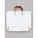 Package with a loop handle white 40 x 31 x 8 cm 80 μm