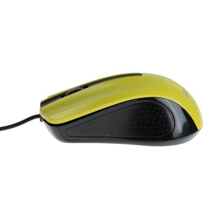 Perfeo Rainbow mouse, wired, optical, 1000 dpi, USB, yellow-2
