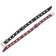 Collar skin -embossed single -layer, 29 x 1.2 cm, dimensionless, mix of flowers