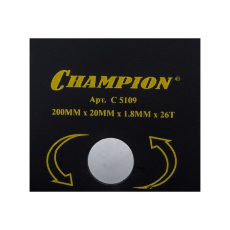 Champion C5109 trimmer knife, with sharp -angled teeth, 26 teeth, 200x20 mm-1