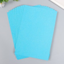 Foamiran glitter 2 mm 20x30 cm, bright blue