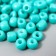 Round beads 6/0 "Dark green neon" 20 g