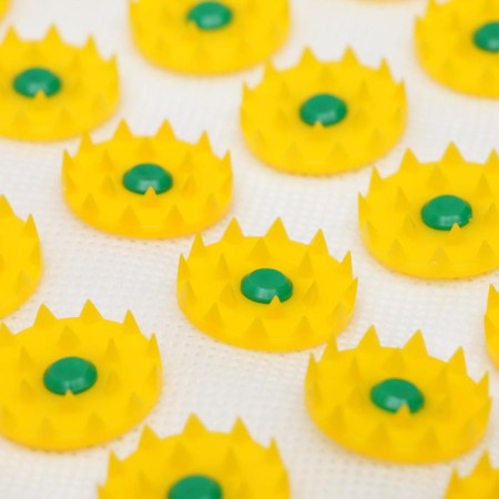 The Kuznetsova applicator, 384 spines, spanbond, 50 x 75 cm, yellow.-2