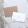 Invitation in the craft envelope for the wedding "Golden Sequins", 10 x 15 cm