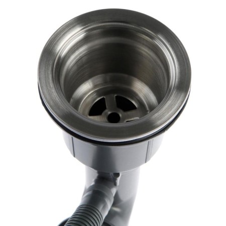 Kitchen sink Aflorn AF97851-L, Sredal, Left, S = 3.0 and 0.8 mm, 78x51x22 cm, siphon, satin-6