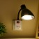 Sconces with sockets "Classic" E27 15W black 10x10x27cm