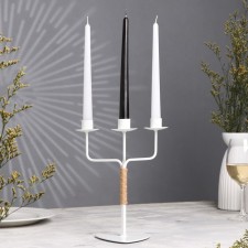 Small candlestick for 3 candles 