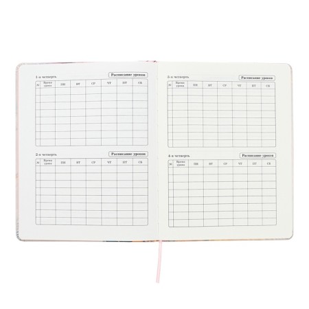 Universal diary for grades 1-11 Inspiration, hard cover, artificial leather, foil embossing, tinted block, 48 sheets-5
