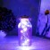 Nightnik "Dellos" LED from batteries purple 7x7x17.5 cm Risalux