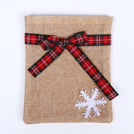Snowflake gift bag, 16 × 13 cm, MIX color-3