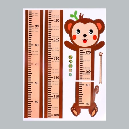 Sticker plastic interior color rosteomer "Monkey" 45x60 cm-1