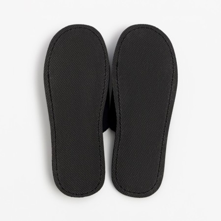 Male slippers, black color, size 40-2