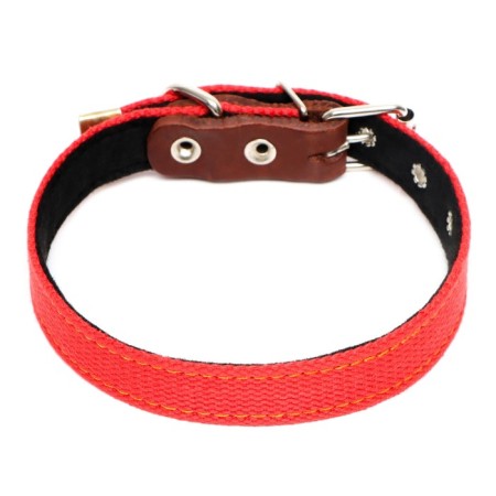 Frontial collar with lining, 57 x 2.5 cm, Osh 35-45 cm, red-1