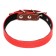 Frontial collar with lining, 57 x 2.5 cm, Osh 35-45 cm, red