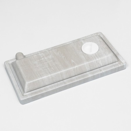 Aquarium "rectangular" with a lid, 15 liters, 34 x 17 x 25/30 cm, bleached oak-5