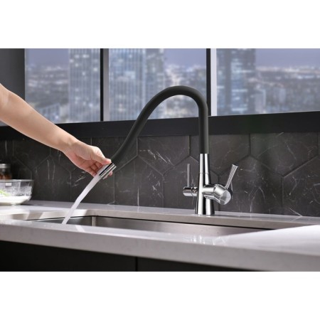 LEMARK COMFORT LM3075C kitchen mixer, single -leaf, with output for drinking water, chrome 907658-3