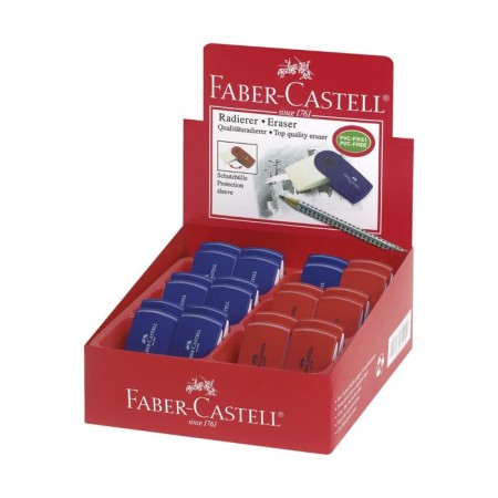 Lastik Faber -Castell synthetics, Sleeve - mini, in a protective case, blackberry/blue-1
