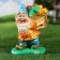 Garden figure "Dwarf with a basket" 28cm